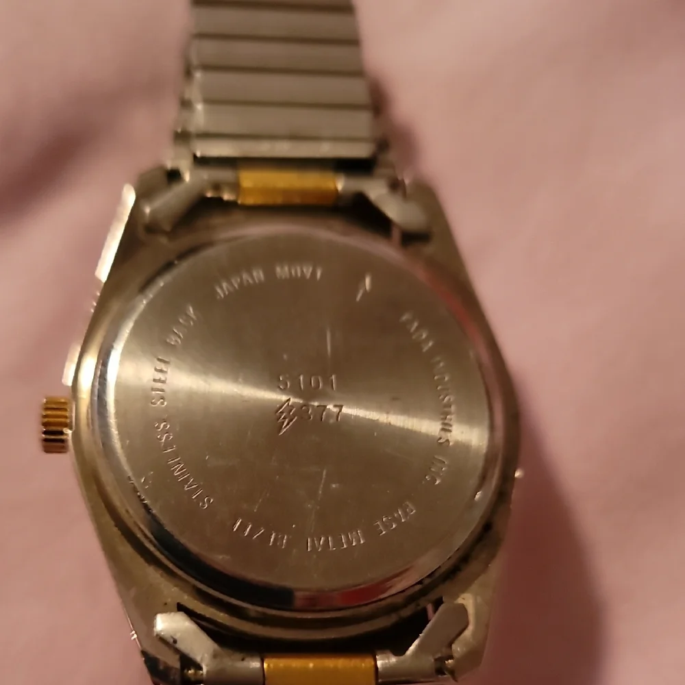 Gold and Silver Time Square‎ Watch